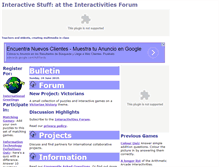 Tablet Screenshot of interactivestuff.org